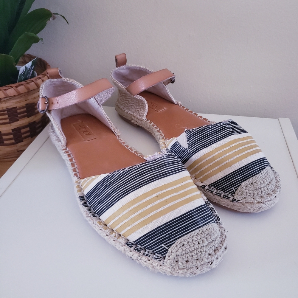 🏷Roxy NEW Women's Rosalie Espradille Sandal, Multi, 9 Medium US